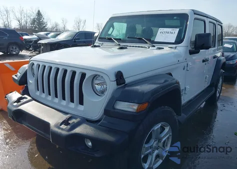 2019 Jeep Wrangler Unlimited Sport S 4X4 z USA, uszkodzony, nr VIN 1C4HJXDG8KW508006